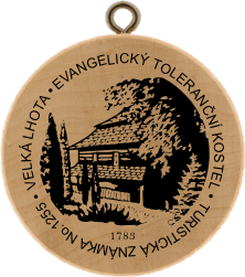 Velká Lhota, evangelický toleranční kostel