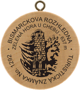 Bismarckova rozhledna na Zelené hoře u Chebu