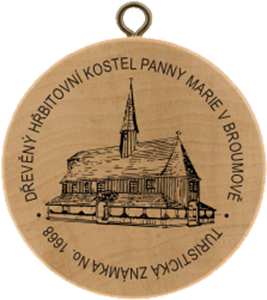 Dřevěný hřbitovní kostel Panny Marie v Broumově