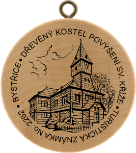 Bystřice - dřevěný kostel Sv. Kříže