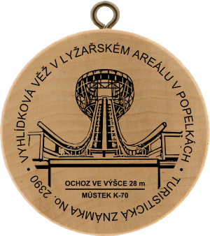 Vyhlídková věž v lyžařském areálu v Popelkách