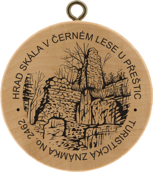 Hrad Skála v Černém lese u Přeštic