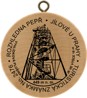 Rozhledna Pepř, Jílové u Prahy