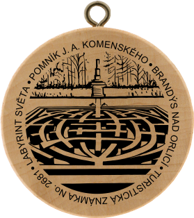 Labyrint světa - pomník J. A. Komenského - Brandýs nad Orlicí