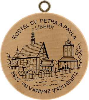 Liberk - dřevěný kostel sv. Petra a Pavla